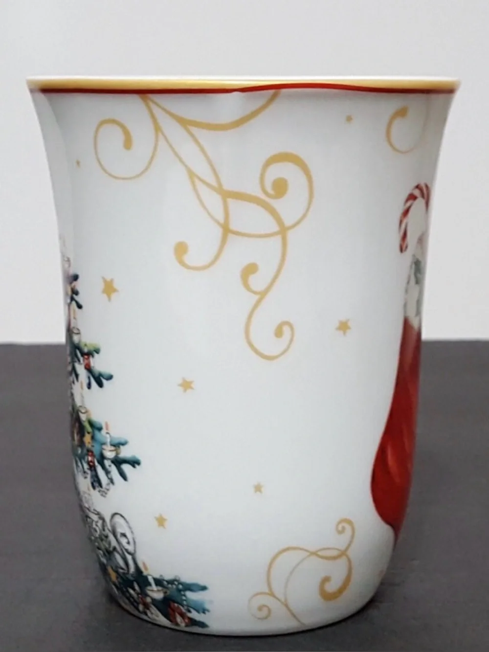 Williams Sonoma Twas the Night Before Christmas Stocking Cup Mug 14oz Porcelain